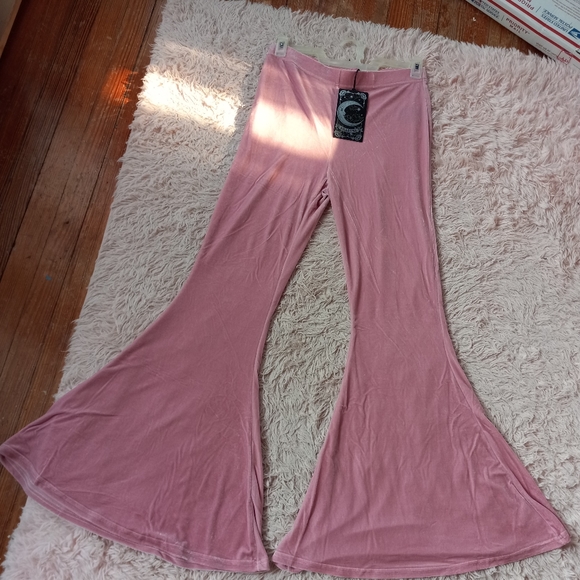 Killstar Moondance super soft velvet pastel goth bellbottoms! LAST PAIR! SOLD! - Picture 8 of 15